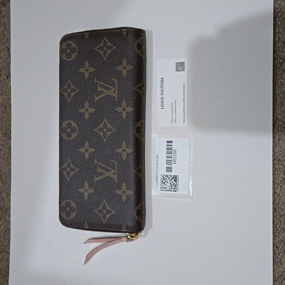Louis Vuitton Clemence Wallet Rose Ballerine